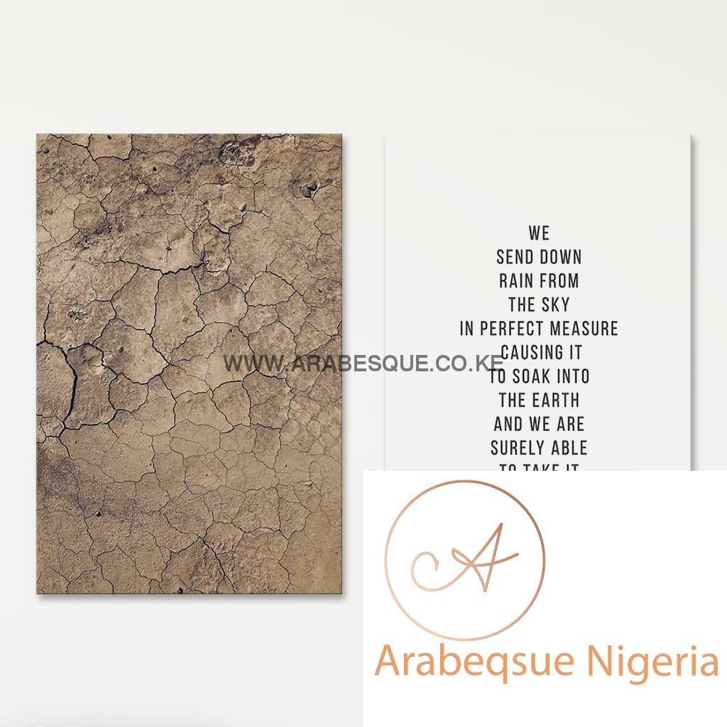 Reminder Series Set Surah Al Muminun 23 18 Drought - Arabesque Nigeria-Buy Islamic Art Nigeria