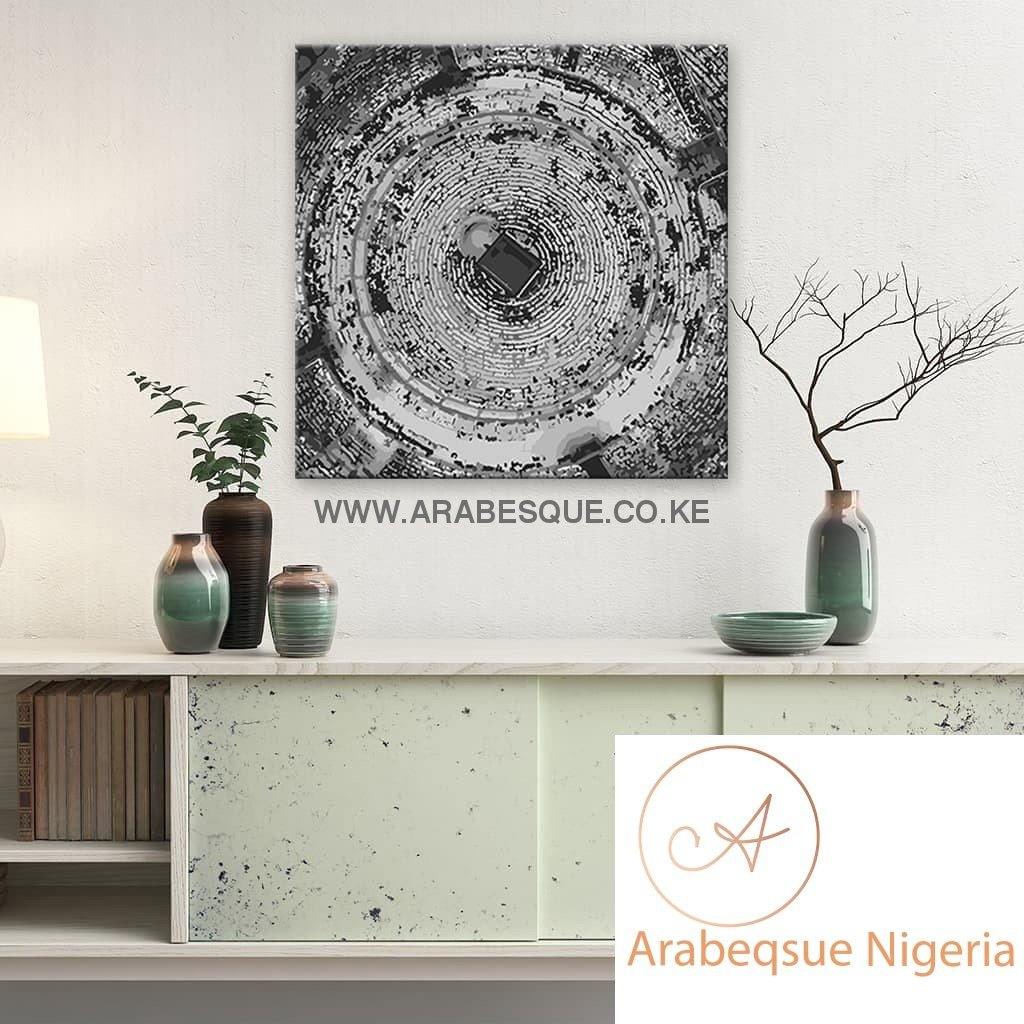Abstract Kaaba Design - Arabesque Nigeria-Buy Islamic Art Nigeria