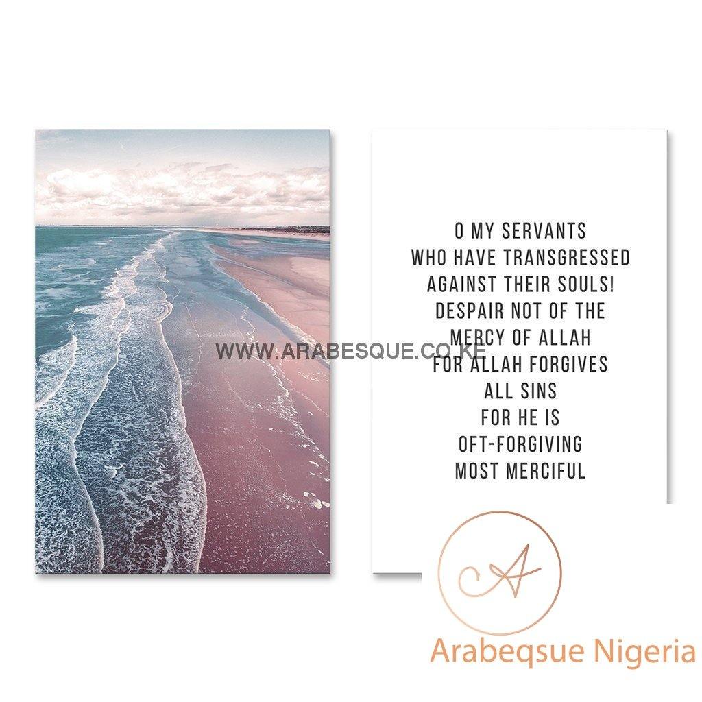 Reminder Series Set Surah Az Zumar 39 53 Surreal Beach - Arabesque Nigeria-Buy Islamic Art Nigeria