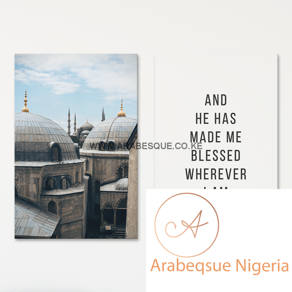Reminder Series Set Surah Maryam 19 31 Sultan Ahmet Mosque - Arabesque Nigeria-Buy Islamic Art Nigeria